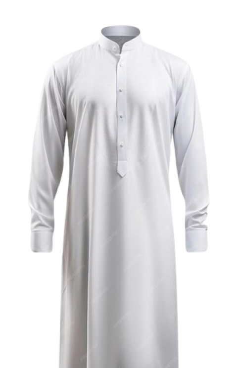 ثوب أبيض كلاسيكي